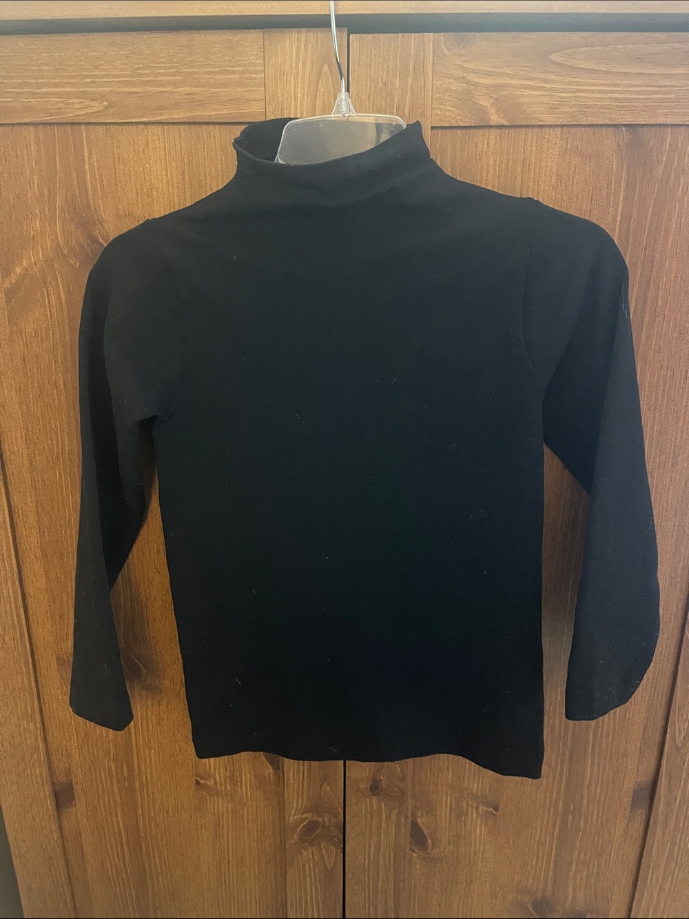 Women's Black Long Sleeve Turtleneck